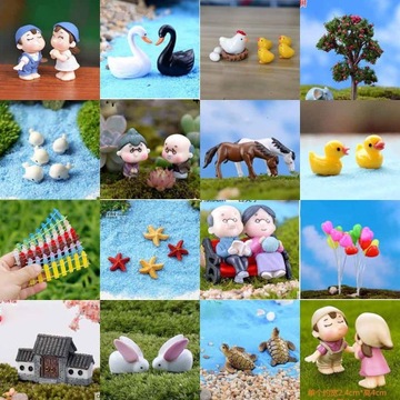 Mini Garden Ornament Miniaturowe doniczki Wróżka M