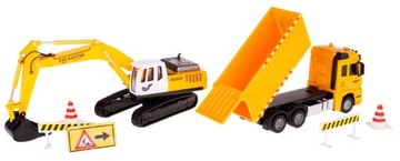 САМОСВАЛ ЛЕГКИЙ ЗВУКОВОЙ ЭКСКАВАТОР + АКСЕССУАРЫ