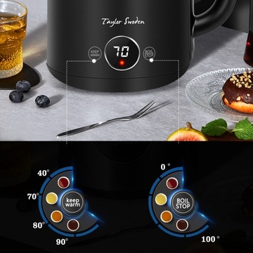 Электрический чайник Taylor Swoden 2200 Вт черный