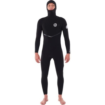 Pianka Rip Curl 2023 Ebomb 5/4 Hood ZF Bk - XL