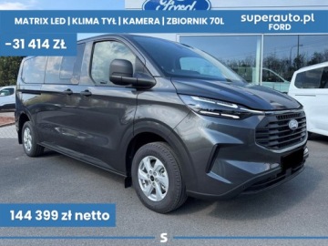 Ford Transit Custom II Van L1 2.0 EcoBlue  150KM 2026 Transit Custom Kombi M1 320 L2H1 Trend 2.0 150KM