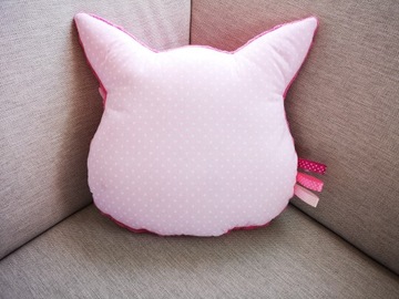 Подушка Кошка Котенок 40х35 Минки хлопок Мягкая игрушка