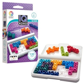 IQ XOXO LOGICZNA KREATYWNA ZRĘCZNOŚCIOWA UKŁADANKA SMART GAMES +6