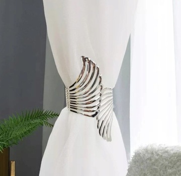 SPINKA do FIRAN UPIĘCIA KLAMRY do ZASŁON FIRANY