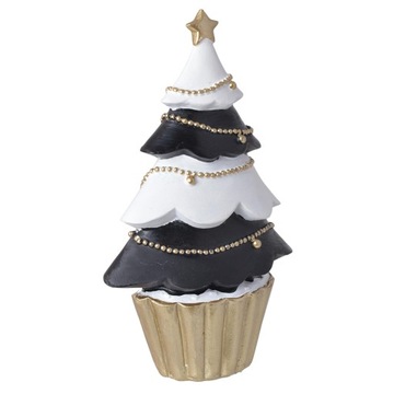 CHOINKA BIAŁO-CZARNA MIX 2 WZORY MAŁA BN