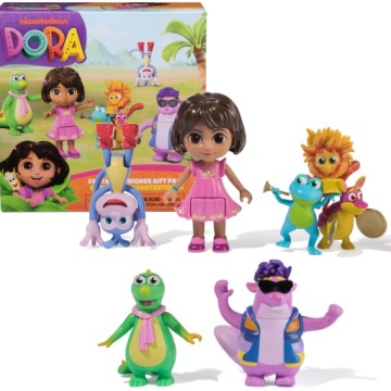 Dora Poznává Svět Figurek, Sada 5 Figurek, Fantastičtí Přátelé