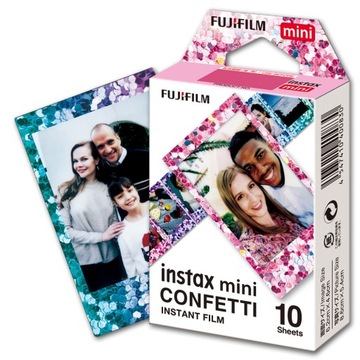 10x Film Wkład Fujifilm Instax Mini Confetti 10zdj