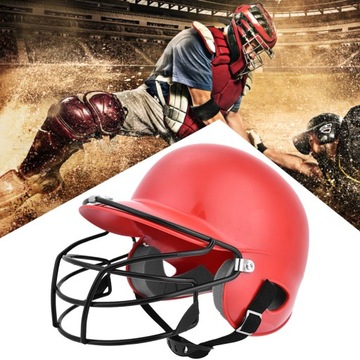 Sportowy kask do odbijania baseballu Sprzęt ochronny z maską dla ZS