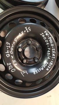 СТАЛЬНЫЕ КОЛЕСА VW POLO SKODA FABIA III ET40 15