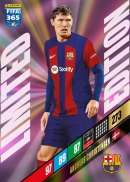 ANDREAS CHRISTENSEN 273 FC BARCELONA LIMITED EDITION KARTY FIFA 365 2024