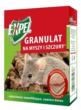 EXPEL Trutka MYSZY SZCZURY granulat w saszetkach
