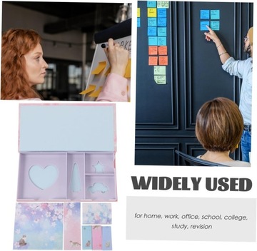 Ноутбуки, 1 комплект липких заметок, маленькая наклейка для страниц заметок