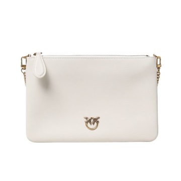 -10% PINKO TOREBKA SKÓRZANA CLASSIC FLAT LOVE BAG SIMPLY