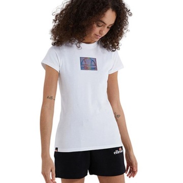 Koszulka Ellesse damska bawełniana t-shirt biały logo EU 42 / L