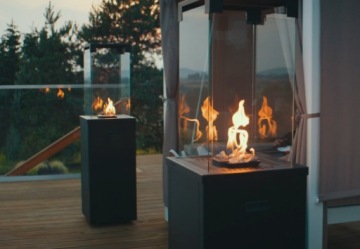 Газовый обогреватель Patio Light, камин на террасе