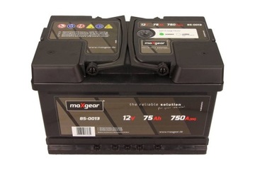 AKUMULATOR 278X175X175M 12V 75AH/750A L-
