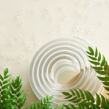 Защита краев стола скотчем. Бесцветная защита кромок мебели, полоса 3 м.