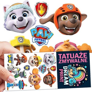 МОЮЩИЕСЯ ТАТУ ДЛЯ ДЕТЕЙ ДЕТСКИЕ УЗОРЫ «ЩЕНЯЧИЙ ПАТРУЛЬ» КАЧЕСТВО