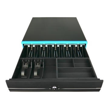 Szuflada kasowa na pieniądze duża, pojemna szuflada do kasy, kasetka na pie