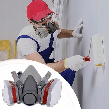 НАБОР ПОЛУМАСКИ PAINT MASK 6200 ПОЛНАЯ ПРОТИВ ПЫЛЕ + ФИЛЬТРЫ