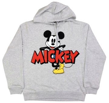 Bluza damska młodzieżowa Kaptur DISNEY Myszka Mickey Miki M ORYGINAŁ szara