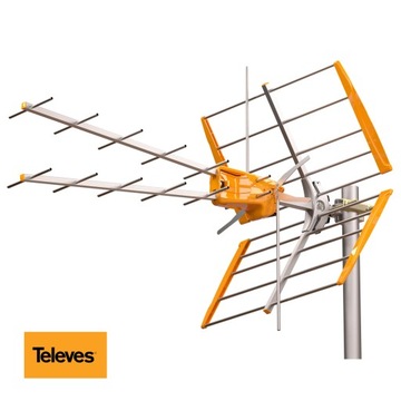 Antena V+ MIX 149011 TELEVES DVB-T2 + wzmacniacz