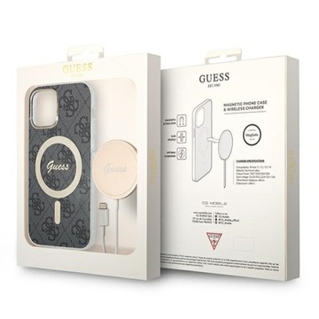 Etui z ładowarką MagSafe do iPhone 12/12 Pro GUESS