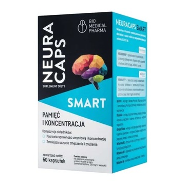 NeuraCaps Smart, kapsułki twarde, 50 sztuk