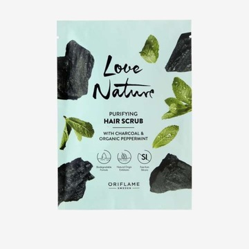 ORIFLAME Scrub do skóry głowy Love Nature z węglem