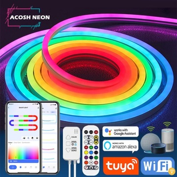 Neonowy neonowy diody na wstążce LED 12-24V 84LEDs