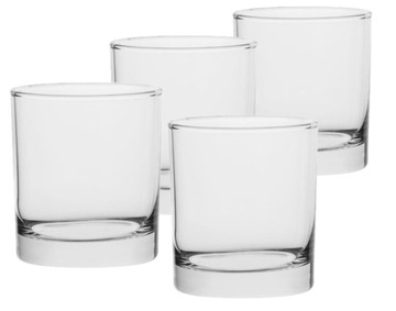 SZKLANKI SZKLANKA DO NAPOJÓW WHISKY 4x 260ML SZKŁO