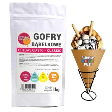 Ciasto Na Gofry Bąbelkowe Słodkie | Bubble Waffle
