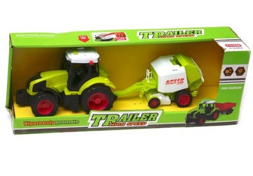 Traktor światła dźwięk + prasoowijarka