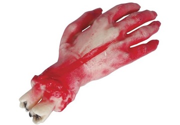 Отрубленная РУКА РУКА 20 СМ КРОВЬ УЖАСОВ ХЭЛЛОУИН
