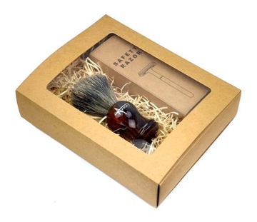 ЩЕТКА ДЛЯ БРИТЬЯ BADGGER И НАТУРАЛЬНОЙ ЩЕТИНОЙ