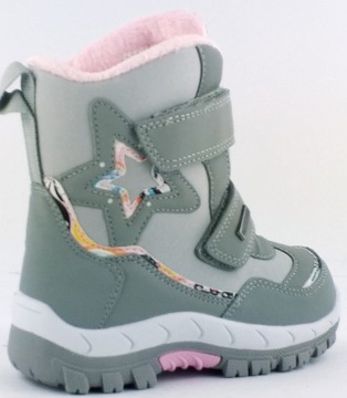 АМЕРИКАНСКИЕ СНЕЖНЫЕ БОТИНКИ ЗИМНЯЯ ОБУВЬ TRAPERS VELCRO 25