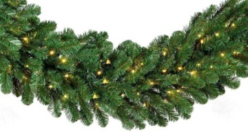 РОЖДЕСТВЕНСКАЯ ГИРЛЯНДИЯ, ЗЕЛЕНАЯ ЦЕПЬ, 2м