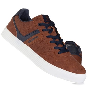 Buty, trampki męskie Iguana Vermer Brown/Navy