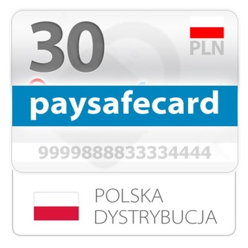 PAYSAFECARD PSC 30 злотых