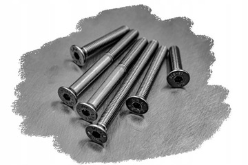 M4x10 ŚRUBA STOŻKOWA IMBUS AMPULOWA NIERDZEWNA A2 7991 (50)