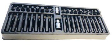 Набор бит HONITON, ключи шестигранные Torx шлицевые 40 элементов H4013