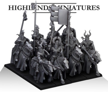 Knights of Gallia x10 CMD - Highlands Miniatures