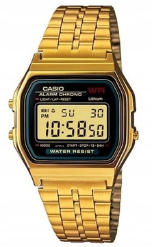 PRZEBÓJ LAT 80 - Zegarek Casio Vintage A159WGEA na stalowej bransolecie