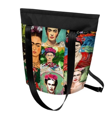 Torebka z funkcją plecaka 2w1 Bertoni - wzór MODERN FRIDA