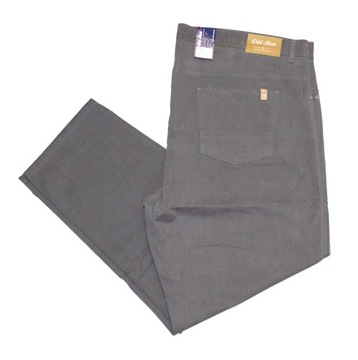 8XL DUŻE SPODNIE BRĄZ CIENKIE OLD STAR PAS 136CM