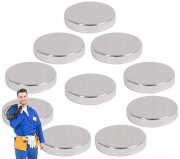 MAGNES NEODYMOWY MAGNESY 10x2 mm 10 szt.