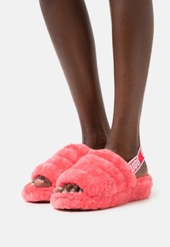 UGG FLUFF YEAH SLIDE Kapcie Damskie 37,5 2AAD