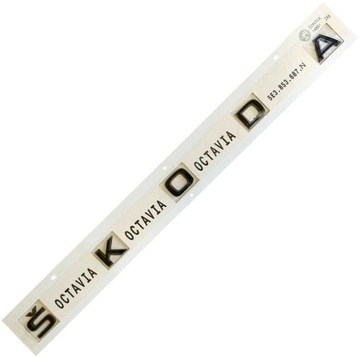 LITERY LITERKI CZARNY NAPIS SKODA NA TYLNĄ KLAPĘ SKODA OCTAVIA 4 IV OE