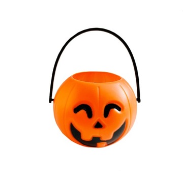 WIADERKO DYNIA PLASTIKOWE HALLOWEN 7cm 1szt