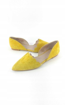 M13099 LA5 ЖЕЛТЫЕ БАЛЕТКИ, ЦИТАНОВАЯ КОЖА 36